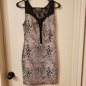 Animal print dress
